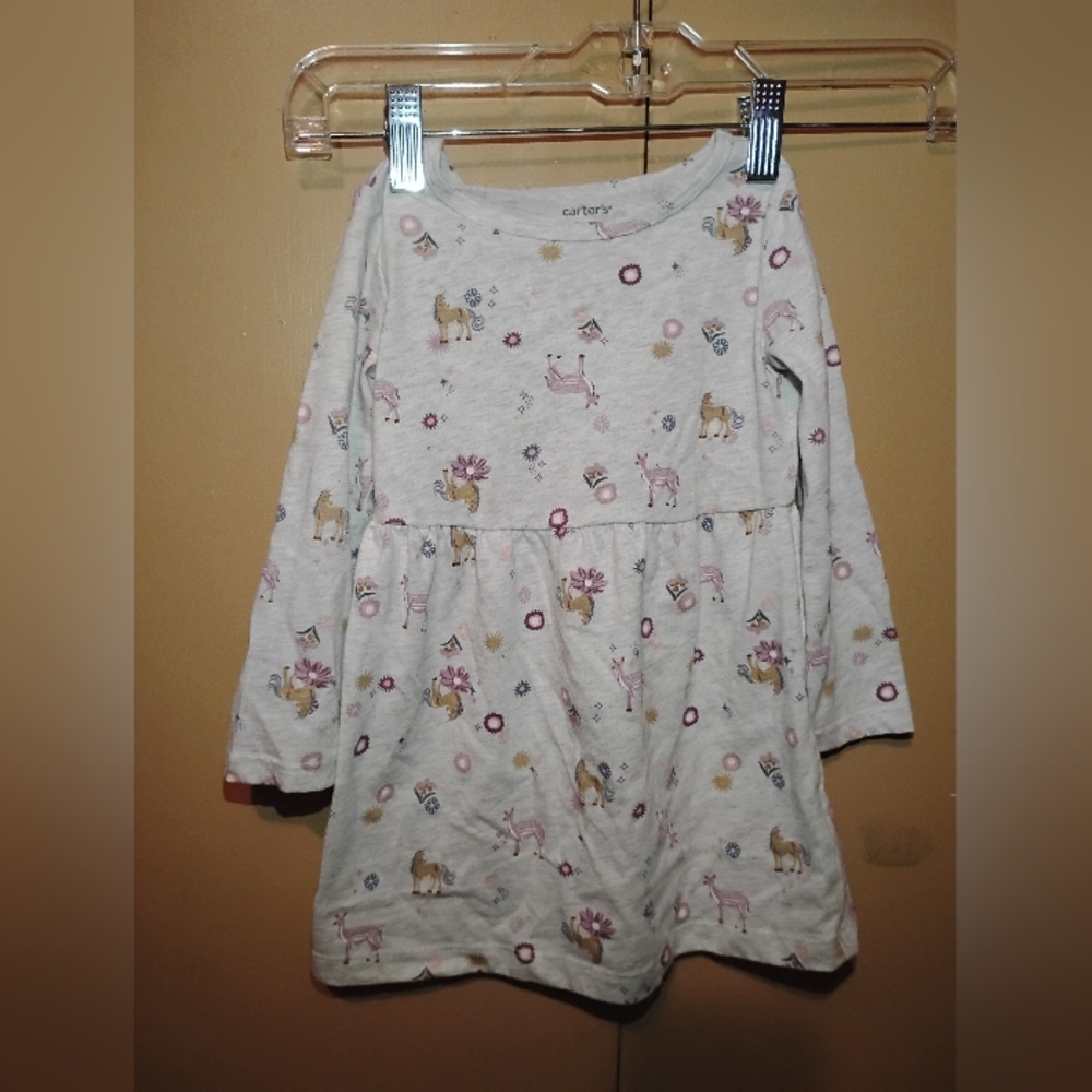 Carter's Unicorn and Deer 2T/2A Dress